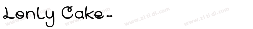 Lonly Cake字体转换